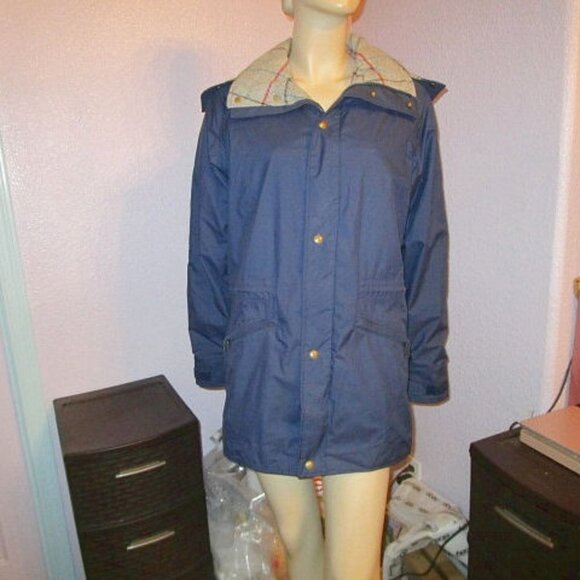 Vtg WOOLRICH Waterproof Size S COAT Goretex LINED Removable HOOD Insulated USA - Picture 1 of 12